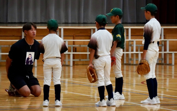 中村来生君が遊びに来てくれました。