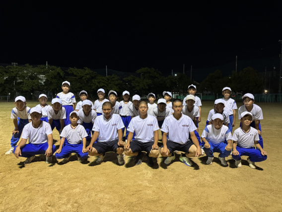 甲子園に出場されたOBが来てくれました